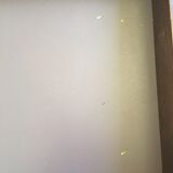 Large wooden and metal design coffee table