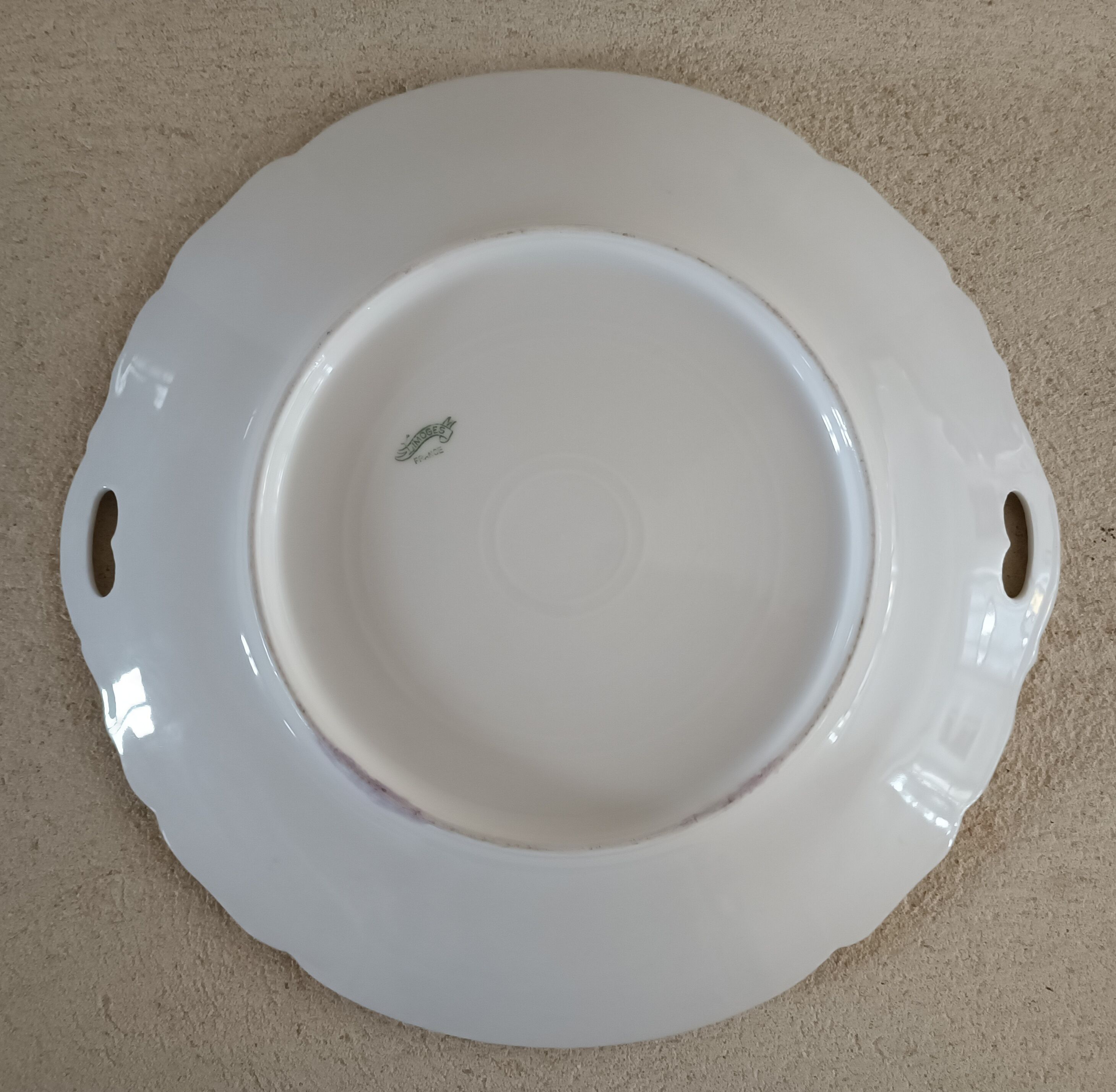 Limoges porcelain cake dish