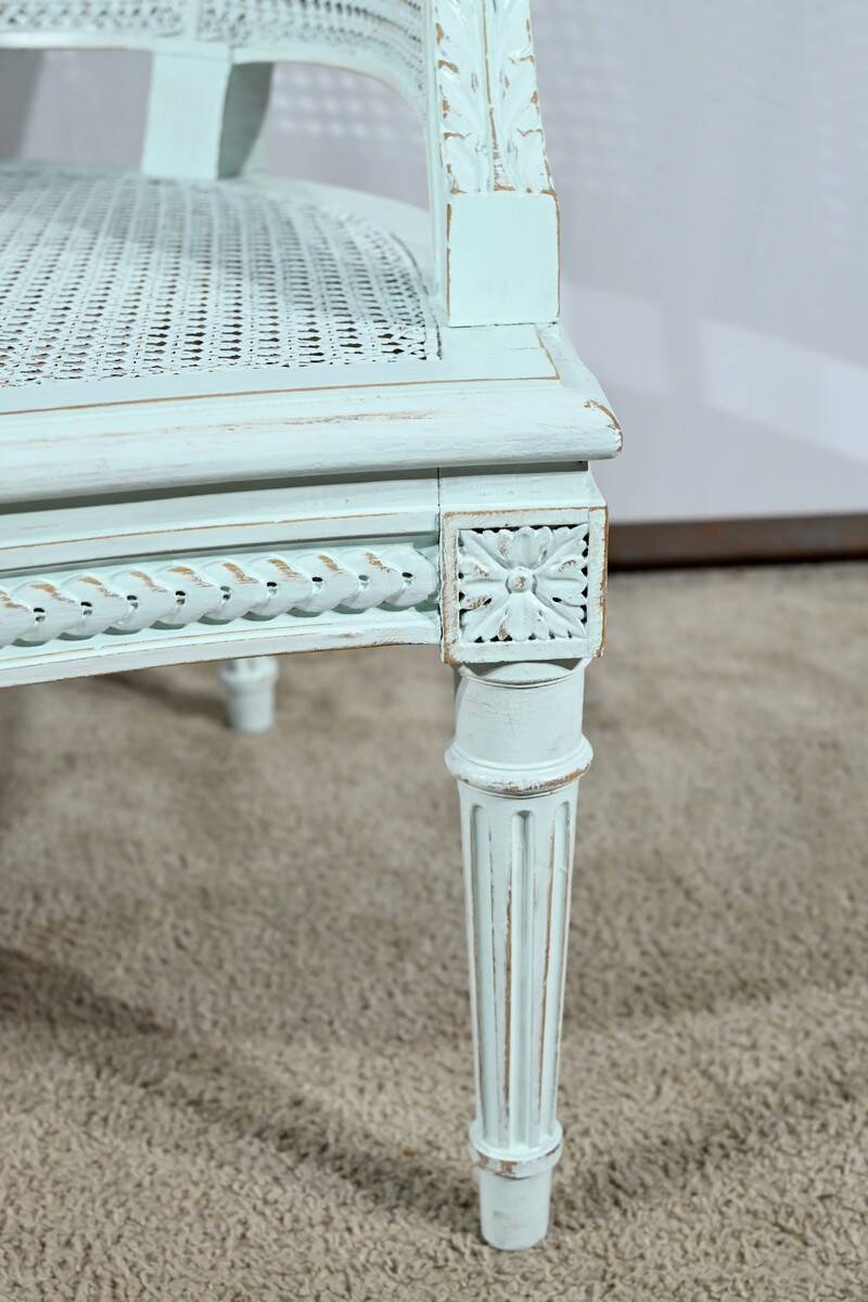 Broken Beech Duchess with Rechampi, Louis XVI style – 2nd part of the 19th century