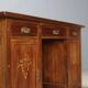 Bureau Liberty en acajou avec cuir et incrustations
