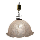 Large Pink Murano Glass Light Pendant 1970’s