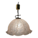 Grande suspension en verre de Murano rose des années 1970