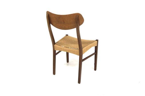 Set de 4 chaises scandinave en teck, Danemark, 1960