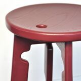 High Stool in Lacquered Ash