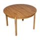 able to eat vintage round in formica imitation teak, with hidden extension, Scandinavian style