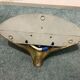 Italian Art Brass Single Sconce, 1970s