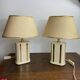 Paire de lampes, Robert de Schuytener années 70