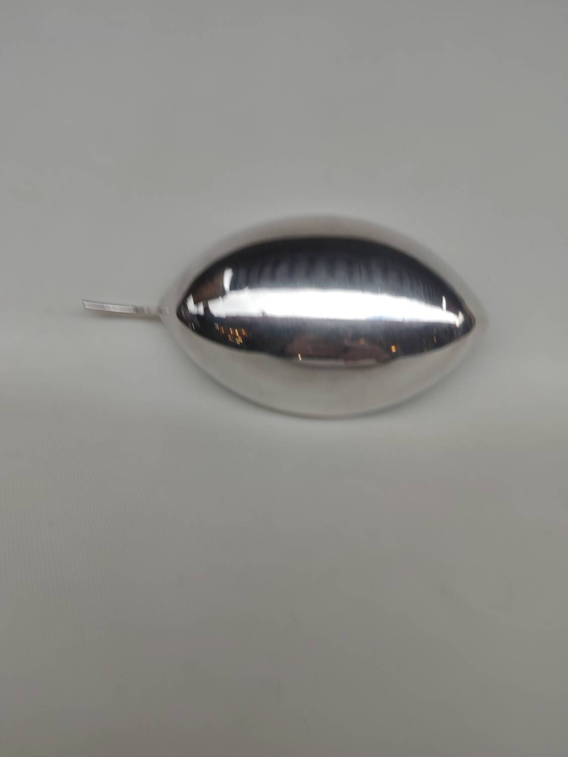 Silver-plated metal trinket tray by Sabatini, produced by Gallia for Chris