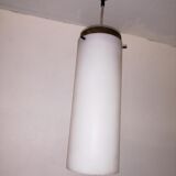 Pendant lamp 60/70s teak and perplex signed alfaplex