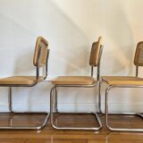 Lot of 3 ccesca b32 by marcel breuer made in italy