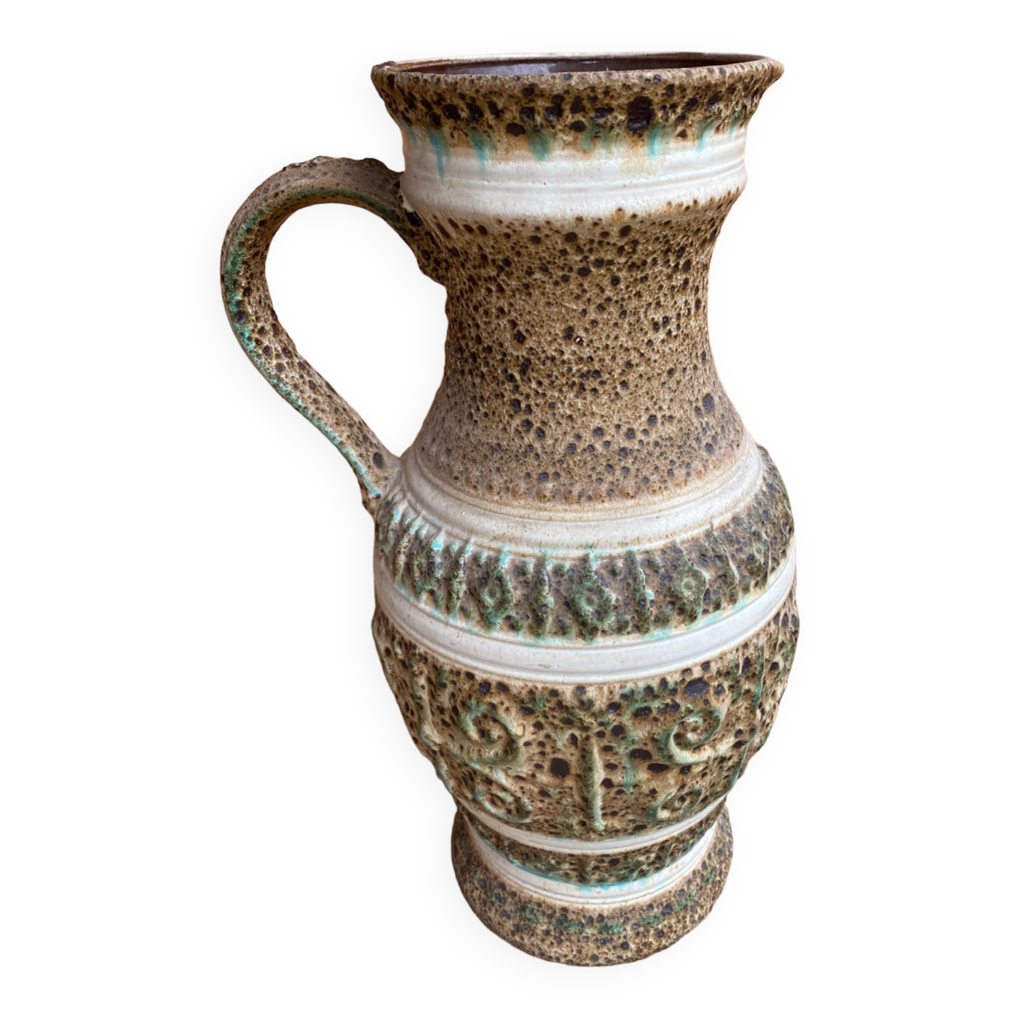 Old terracotta jar