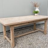 Sanded farmhouse table extensions 275 cm