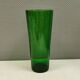 Large vintage vase in green glass.
