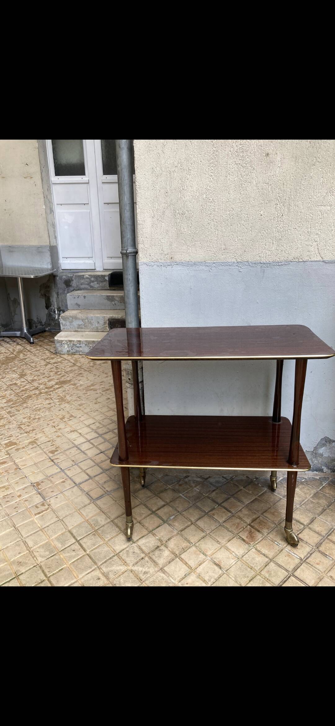 Vintage dessert trolley / TV unit