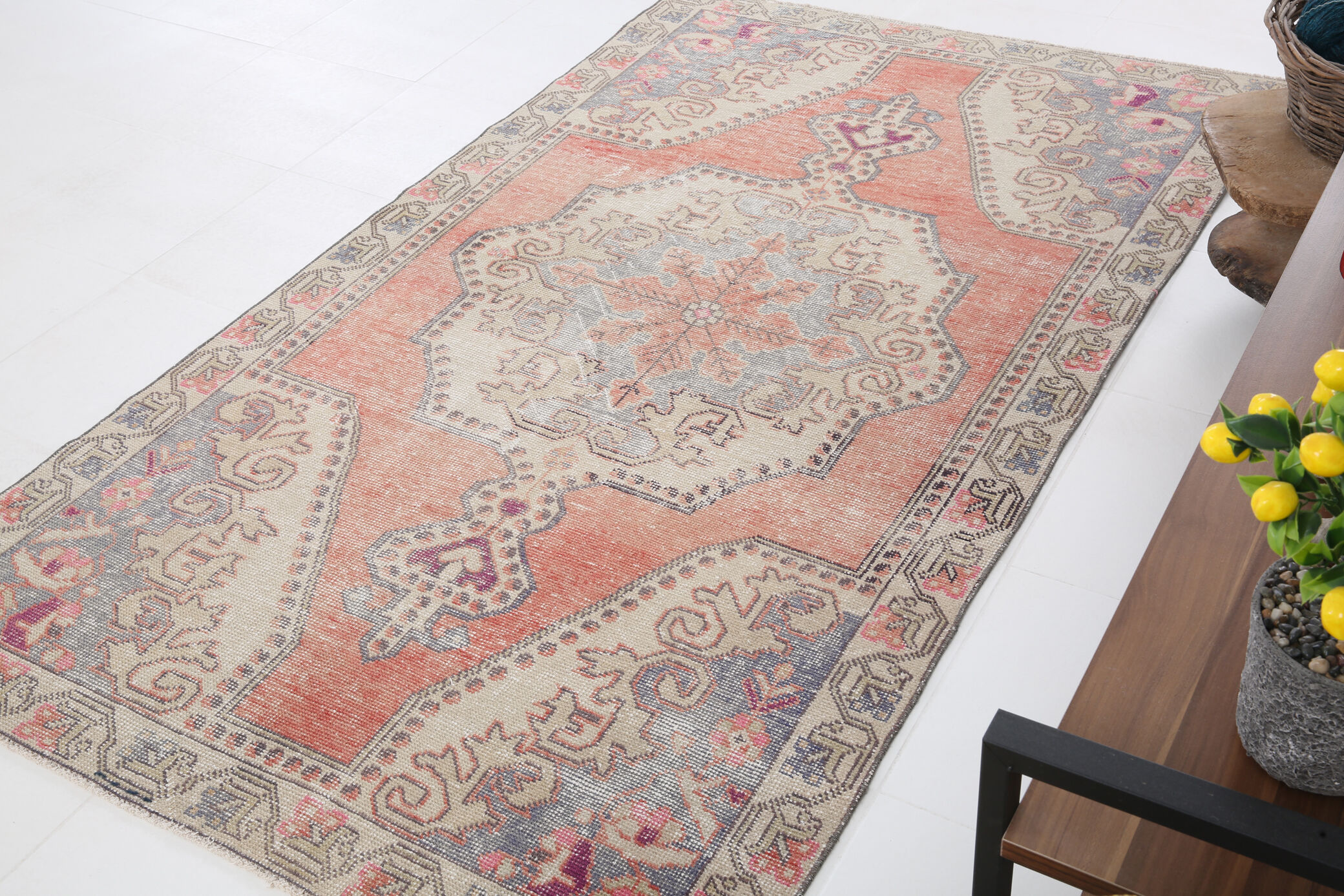 4x7 Scandinavian Vintage Rug