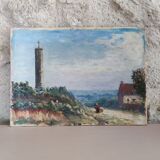 Painting on cardboard signed by Henri Coutant (1868-1935)