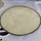 Serving tray in mother-of-pearl and olive wood, Capiz shell