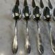 Set of 12 tablespoons. Art Deco. Silver-plated metal.