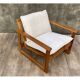 Fauteuil lounge scandinave, 1960s