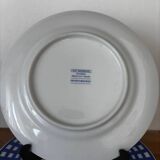 Lot de 3 assiettes à dessert Guy Degrenne Paréo bleu