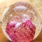 Pink paperweight, Caithness sulphide