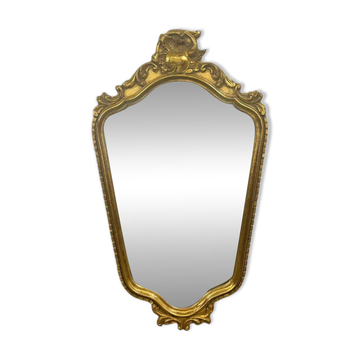 Vintage gold baroque mirror / wall mirror