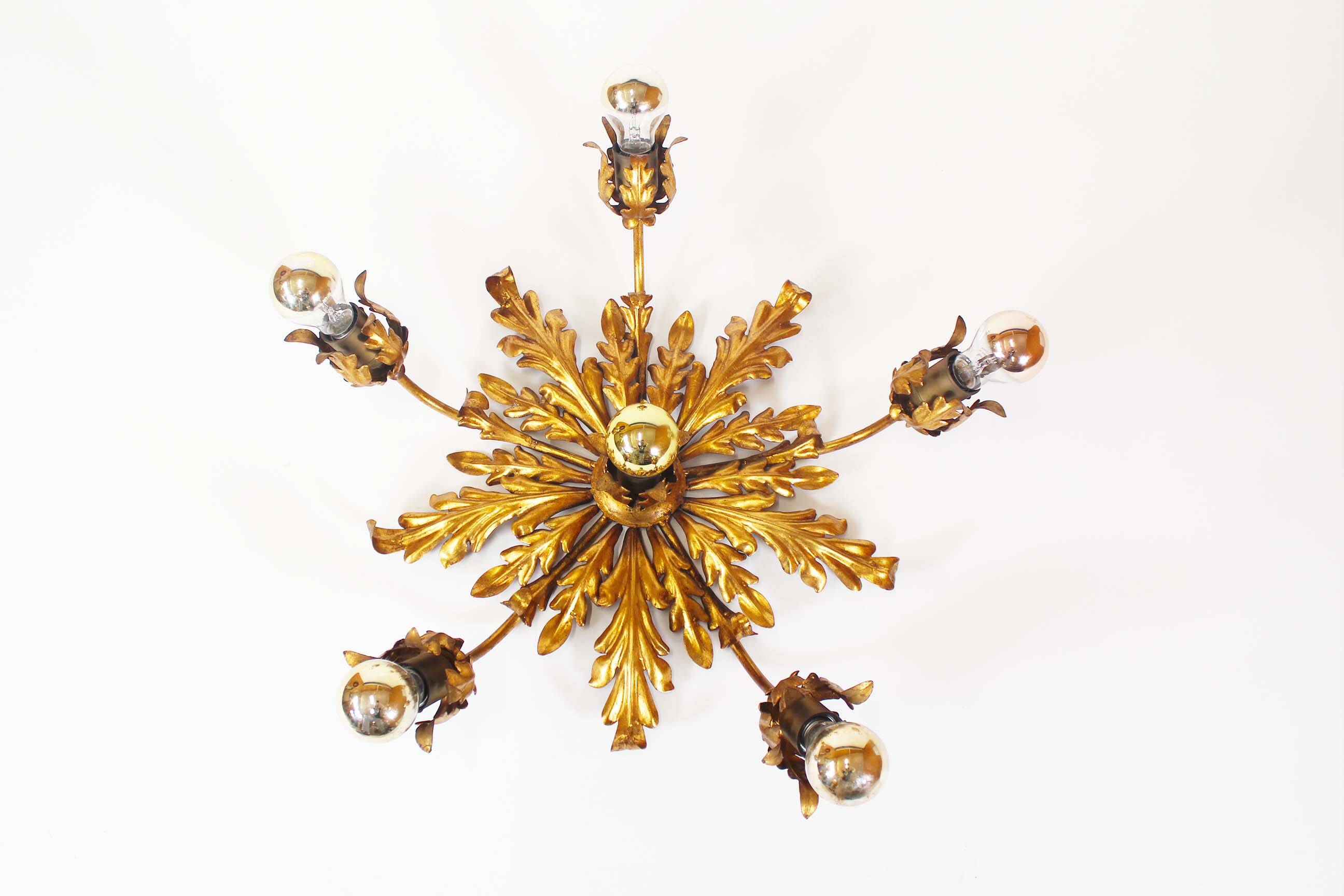 Large Spanish florentine ceiling or wall ligh