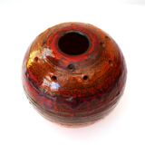 Mid-century art pottery vase in ceramic from Tilgmans