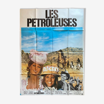 Affiche "es petroleuses" Claudia Cardinale, Brigitte Bardot 120x160cm
