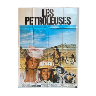 Poster "es petroleuses" Claudia Cardinale, Brigitte Bardot 120x160cm