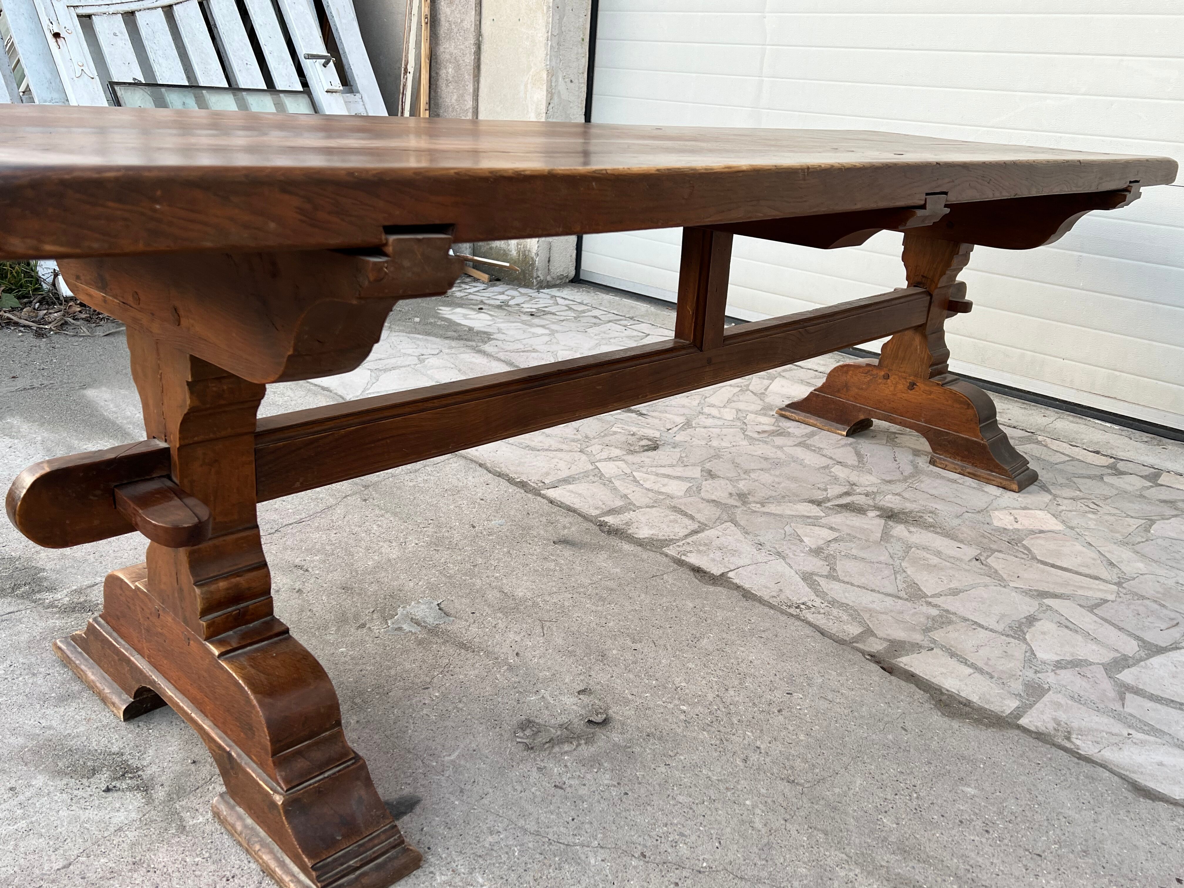 Oak monastery farm table