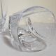 Five vintage crystal whiskey glasses