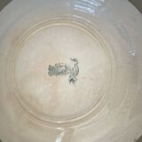 Set of 3 green Gien plates, Floretin model