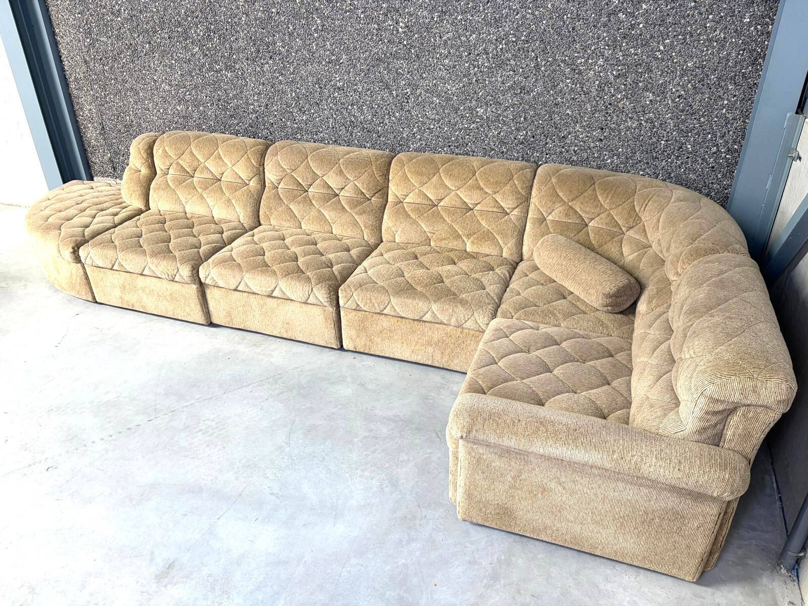 Canapé modulaire vintage par Laauser, années 1970