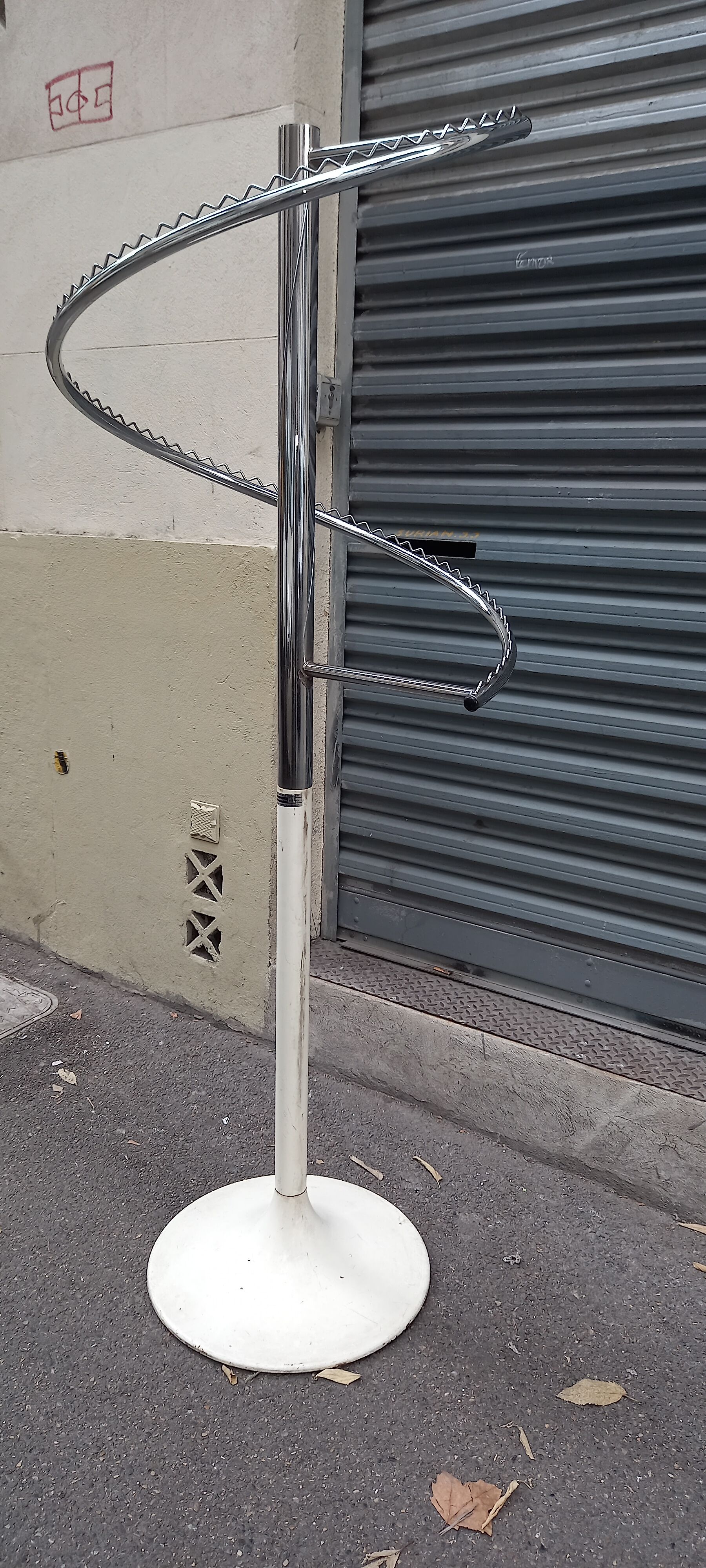 Wearing vintage clothing holder