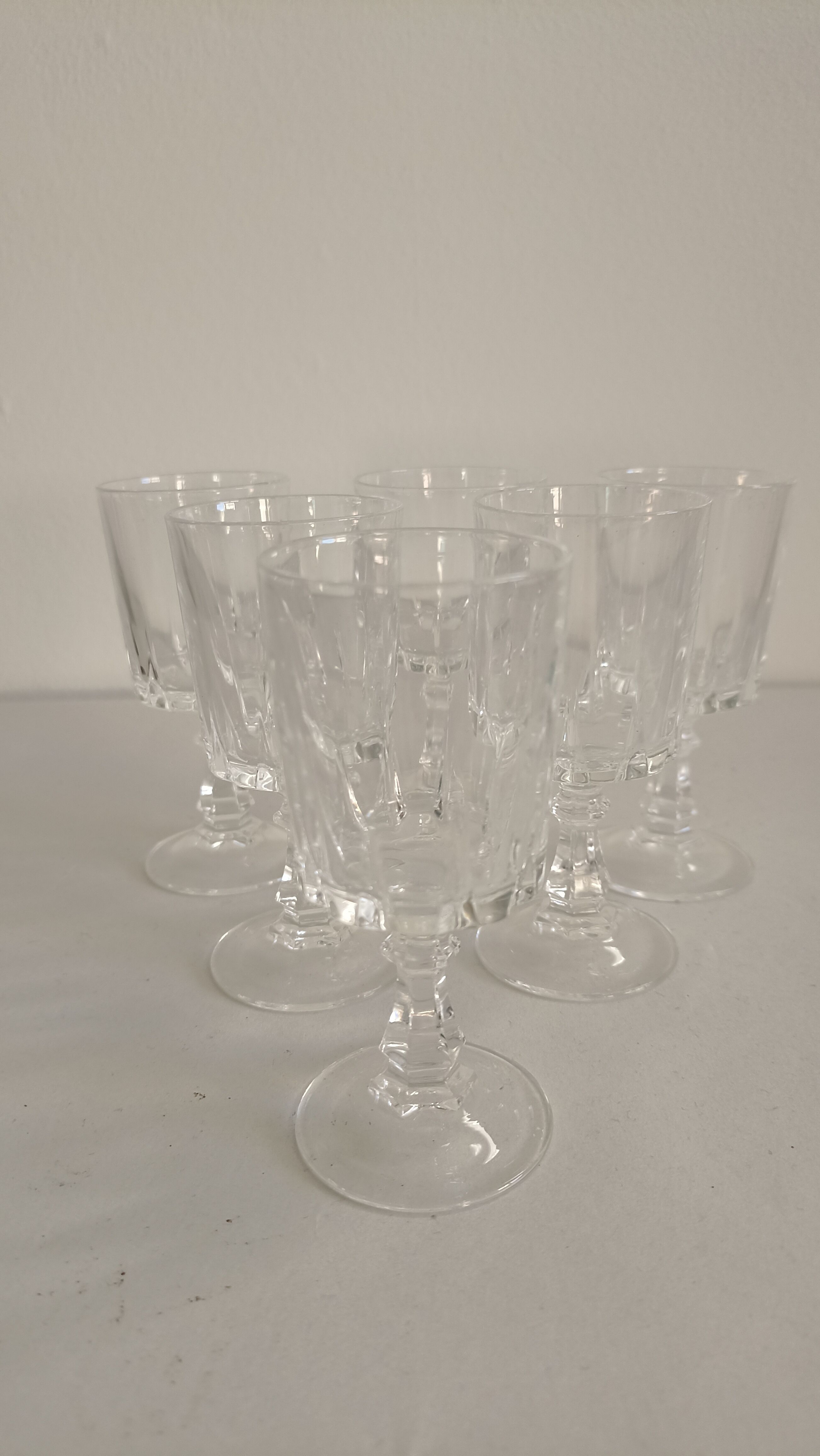 Verres à liqueur cristal