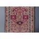 1970s Vintage Turkish Hand-Knotted Wool Cotton Beige Runner Rug 80x348