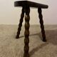 Tabouret tripode bois