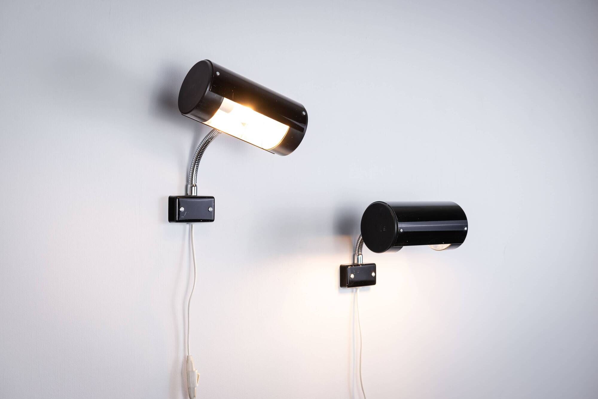 Anders Pehrson set of two wall lamps for Ateljé Lyktan 1970s Sweden