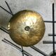 Large sculptural wall relief in wrought iron & brass , GDR / Germany 1950s