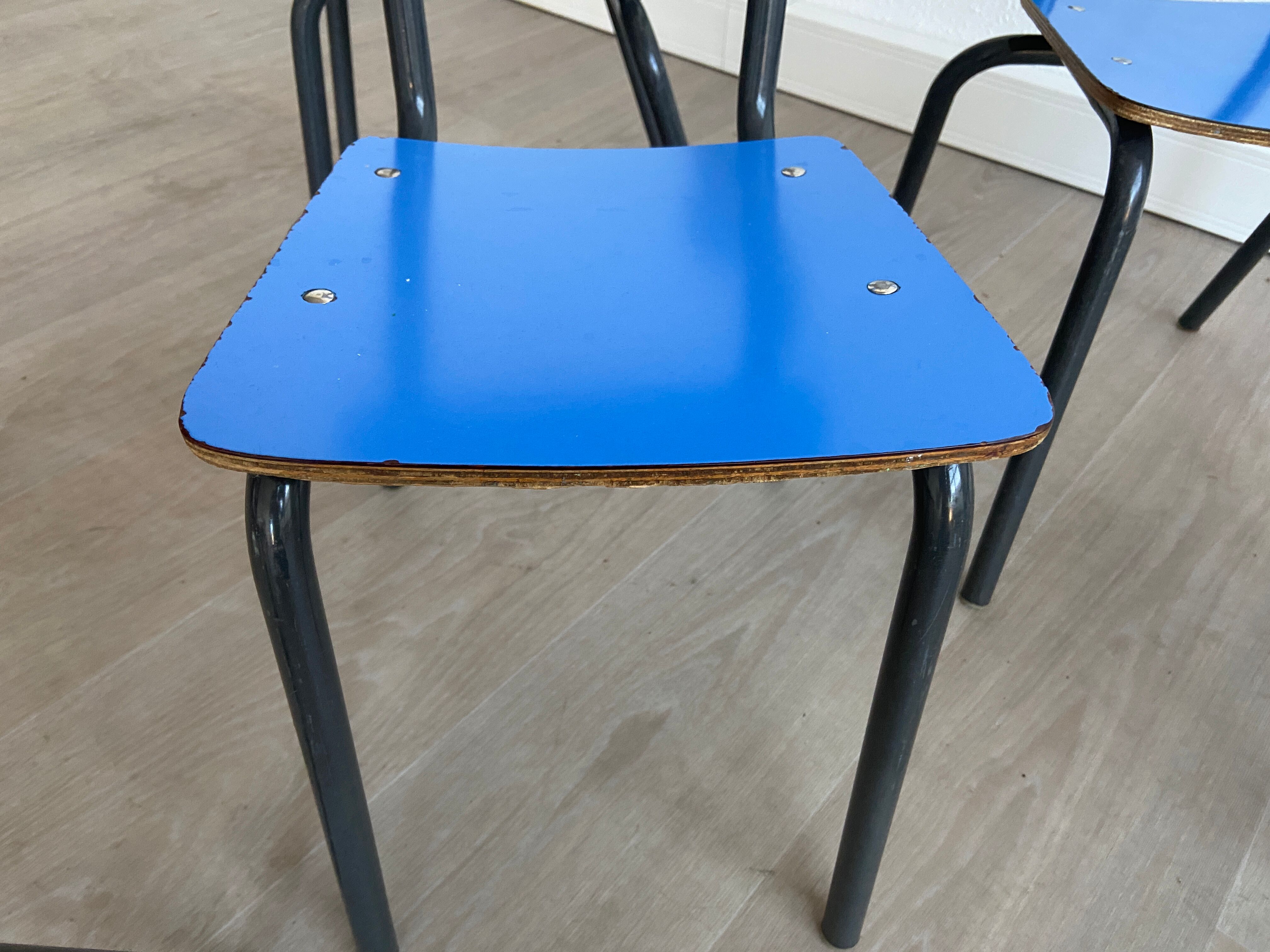 Formica vintage kindergarten chair 70s