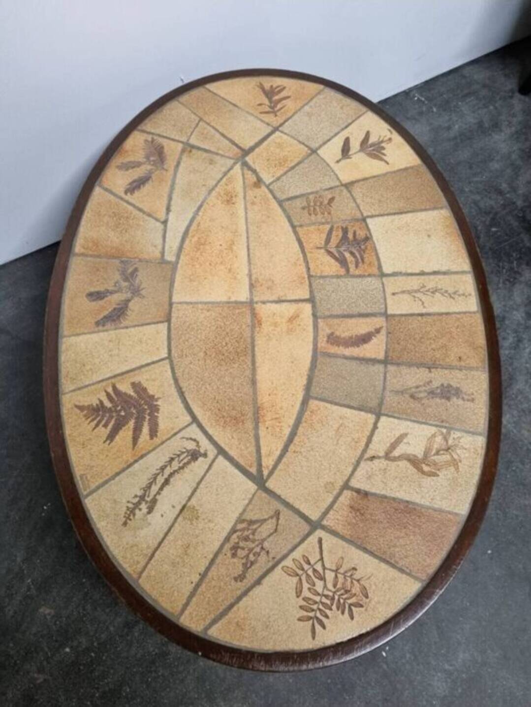 Vallauris ceramic coffee table