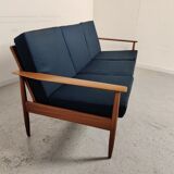 Canapé scandinave en afromosia années 60