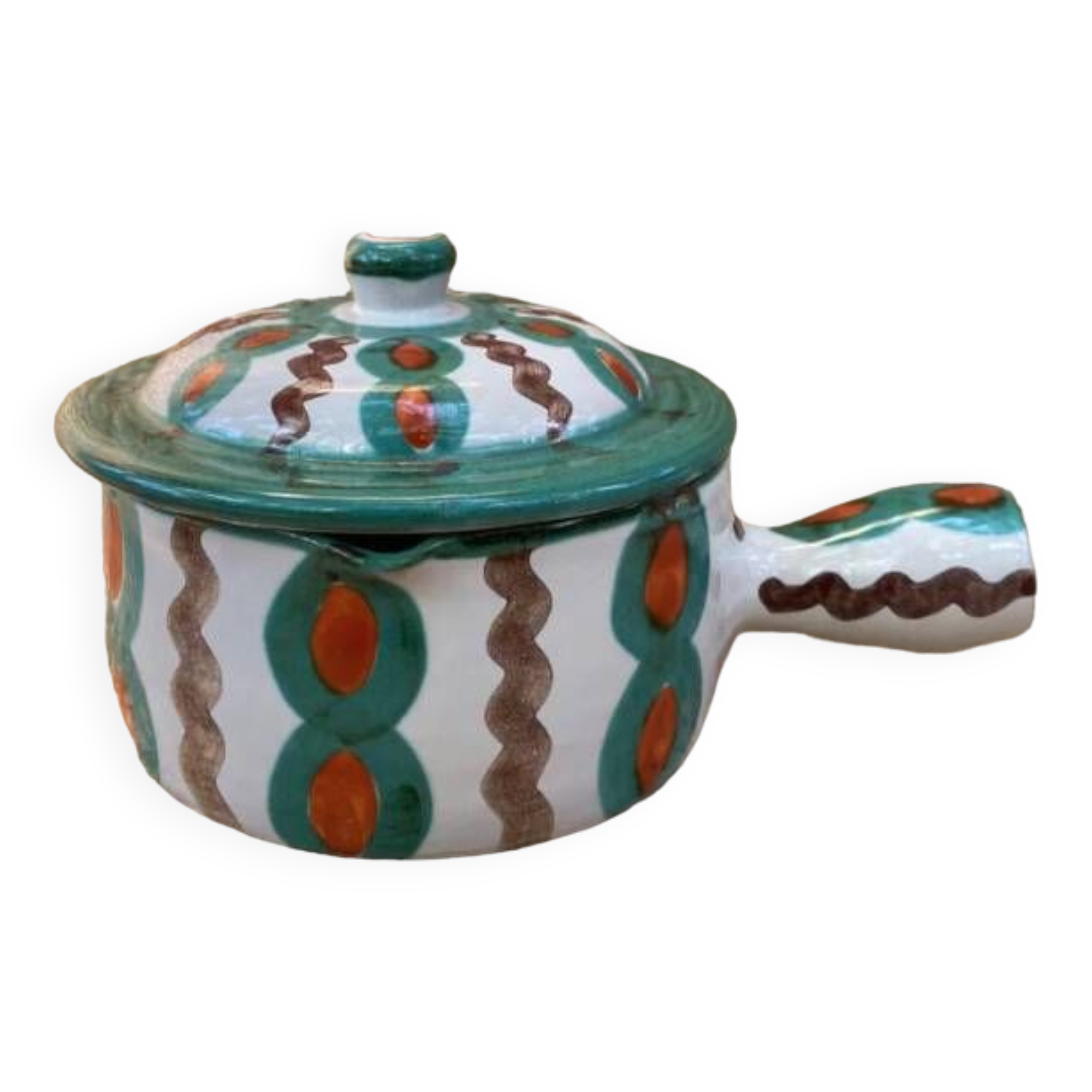 Caquelon signed A. Fazio, Vallauris