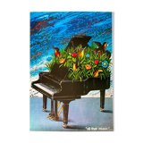 Original Polish poster "All that music" Olbinski 1978