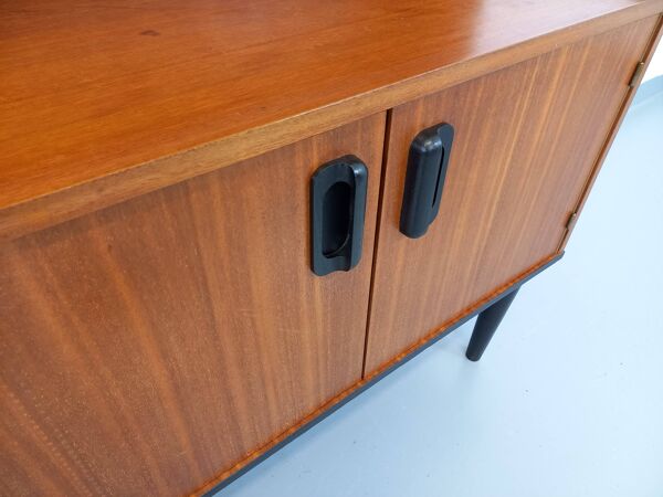 Bibliothèque étagère vintage style scandinave en teck des années 60