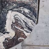 Eye-shaped marble coffee table by Roche Bobois, 1970