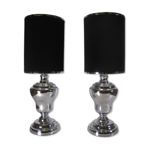 Paire de lampes balustre