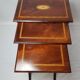 Inlaid trundle table 19th