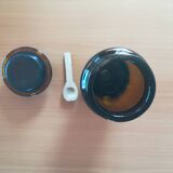 Lever amber Apothecary bottle